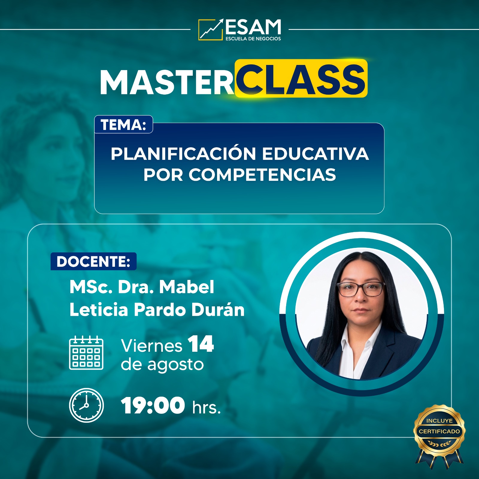Portada del evento PLANIFICACION EDUCATIVA POR COMPETENCIAS